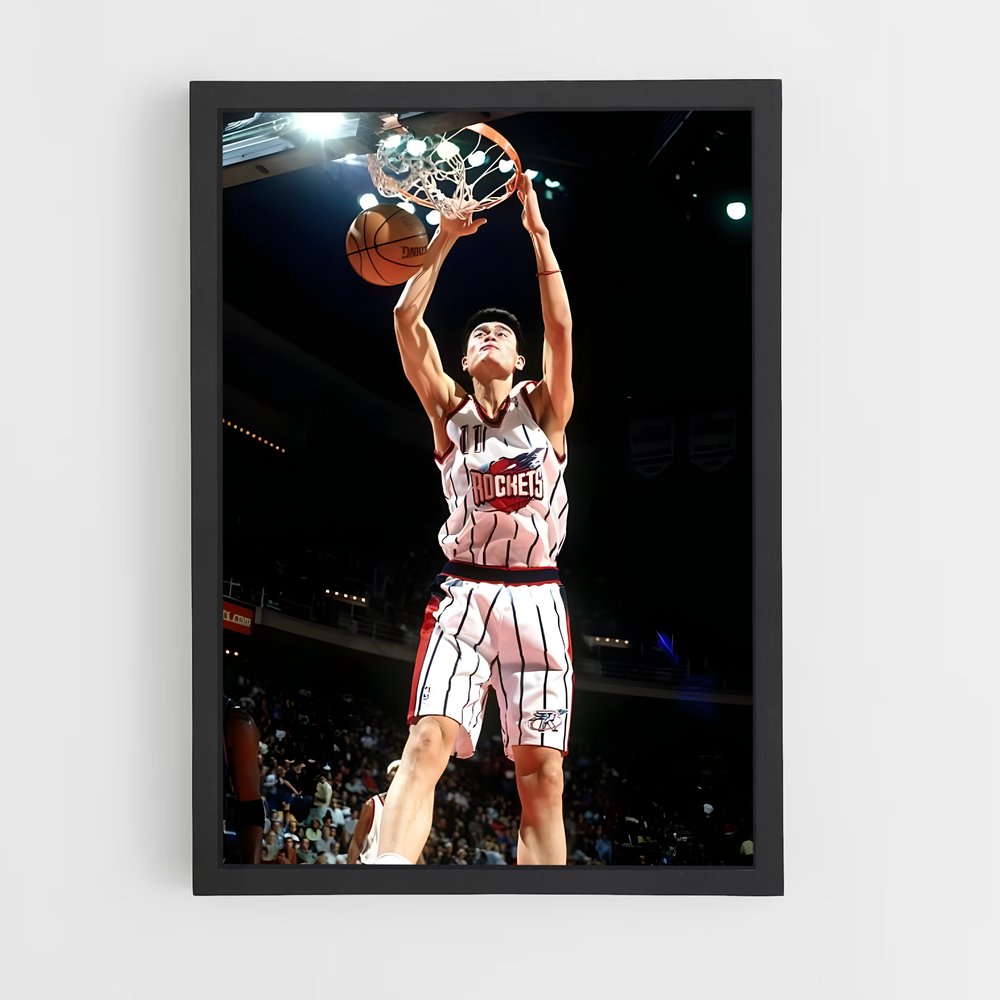 Poster Yao ming – affiche Basketball (vue 2)